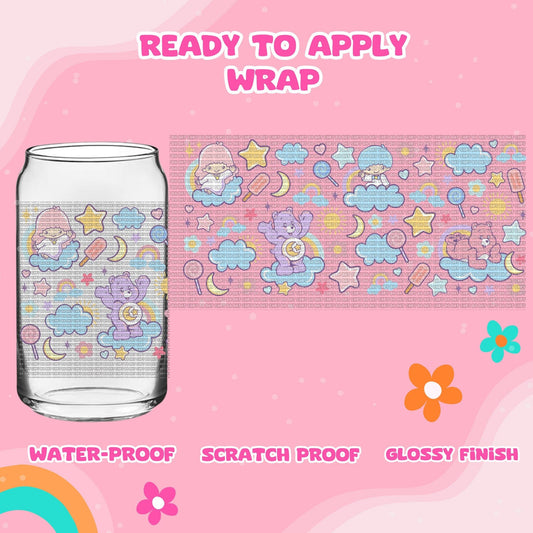 UV dtf | glass can wrap |  libbey glass wrap Twins and CB