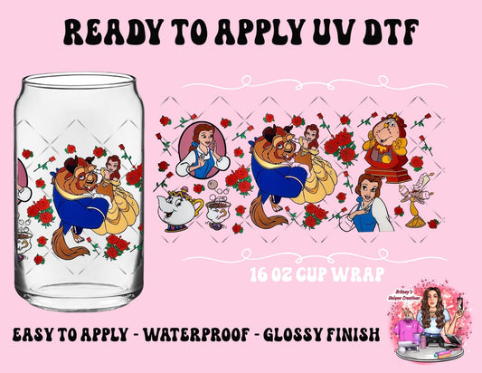 UV dtf | glass can wrap |  libbey glass wrap