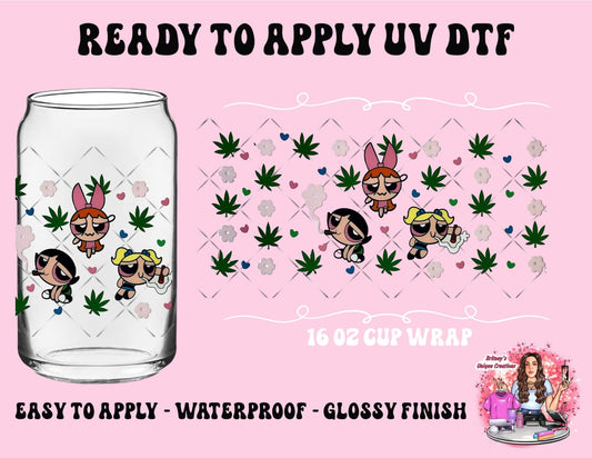 UV dtf | glass can wrap |  libbey glass wrap