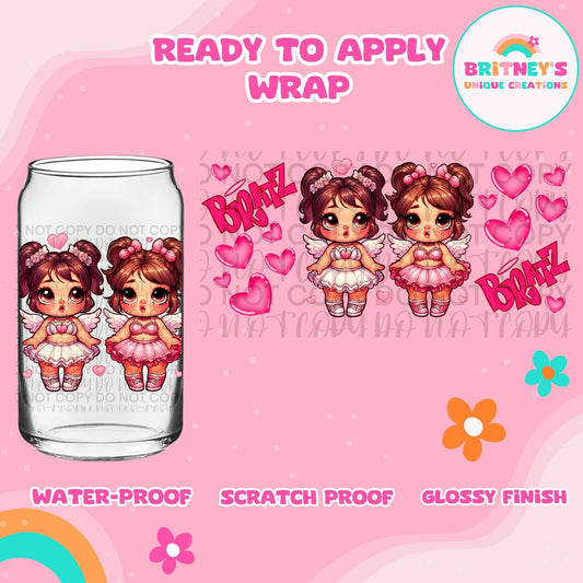 UV dtf | glass can wrap |  libbey glass wrap- Babiez Duo