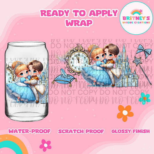 UV dtf | glass can wrap |  libbey glass wrap- Cin& charming