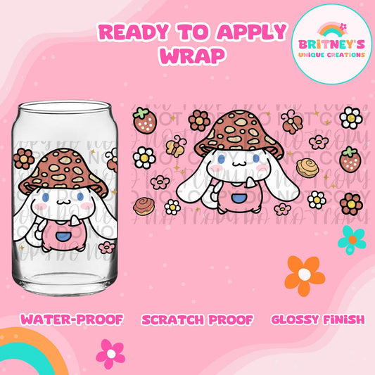 UV dtf | glass can wrap |  libbey glass wrap~ cottage cinn