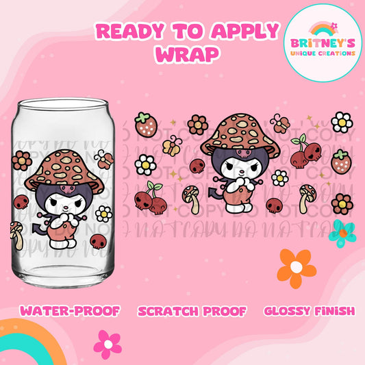UV dtf | glass can wrap |  libbey glass wrap~ cottage kur